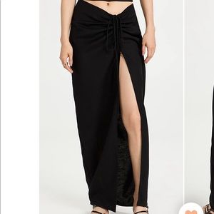 Lioness black slit skirt